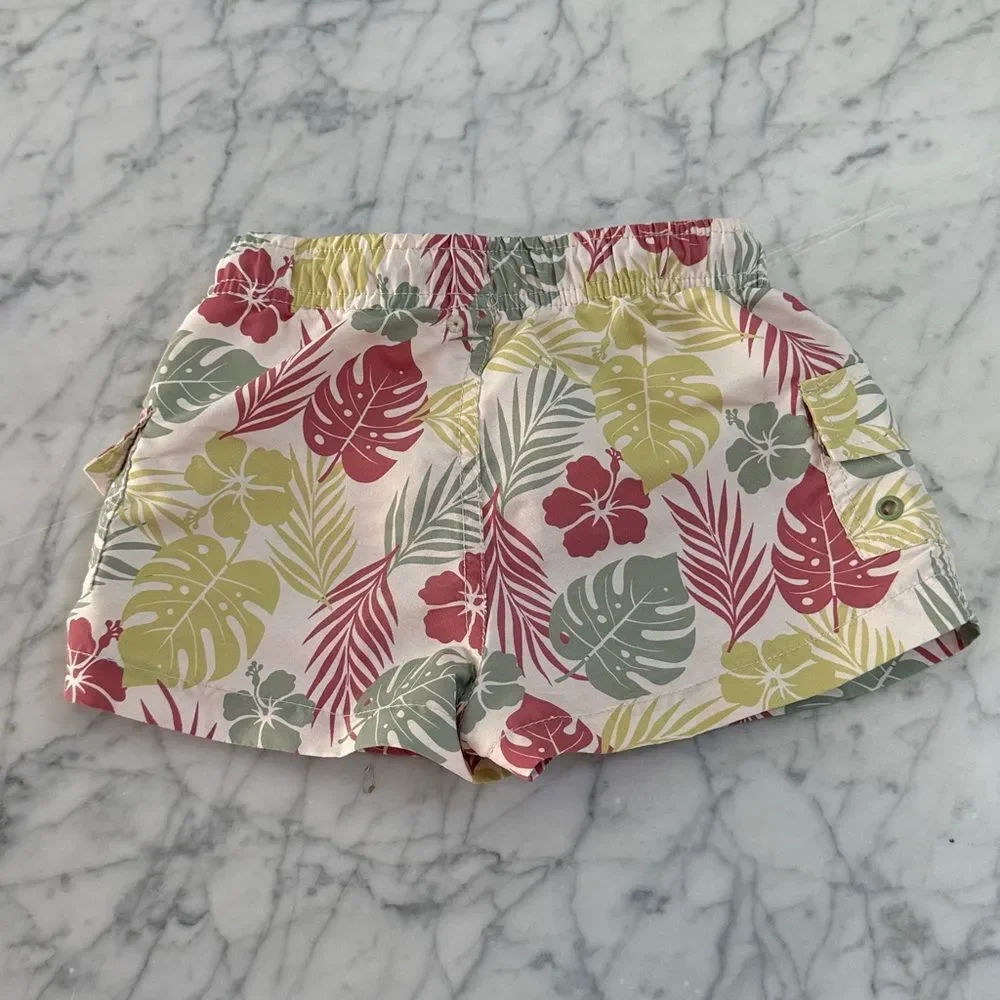 Zara boys Tropical 4-5T Swim Shorts Trunks